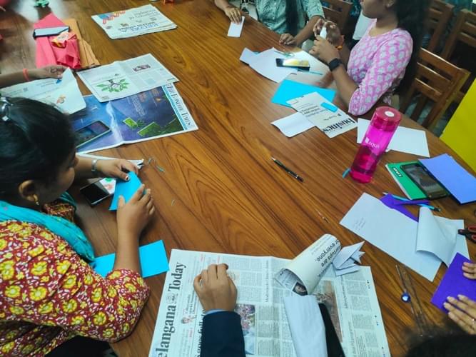 OBS Degree College Hyderabad Origami Competition photo 4