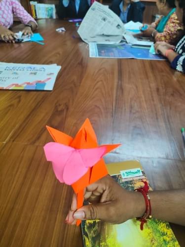 OBS Degree College Hyderabad Origami Competition photo 10