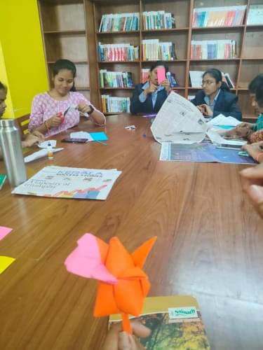 OBS Degree College Hyderabad Origami Competition photo 11