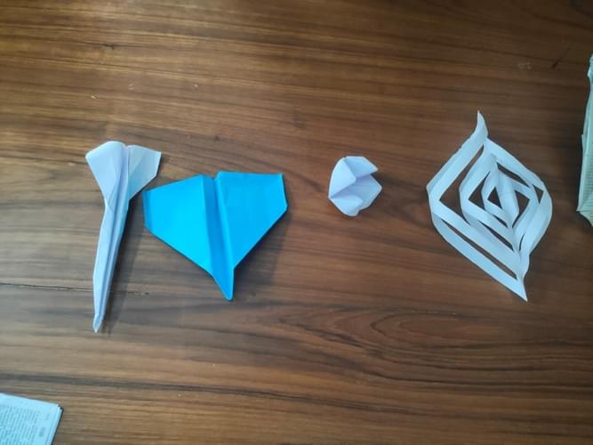 OBS Degree College Hyderabad Origami Competition photo 12