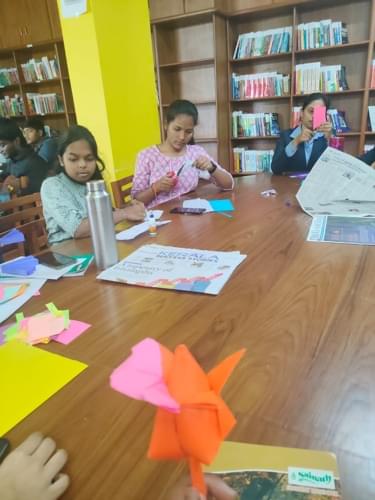 OBS Degree College Hyderabad Origami Competition photo 13