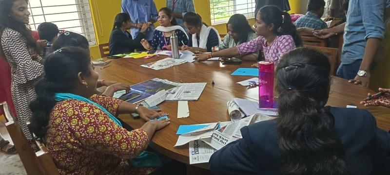 OBS Degree College Hyderabad Origami Competition photo 17