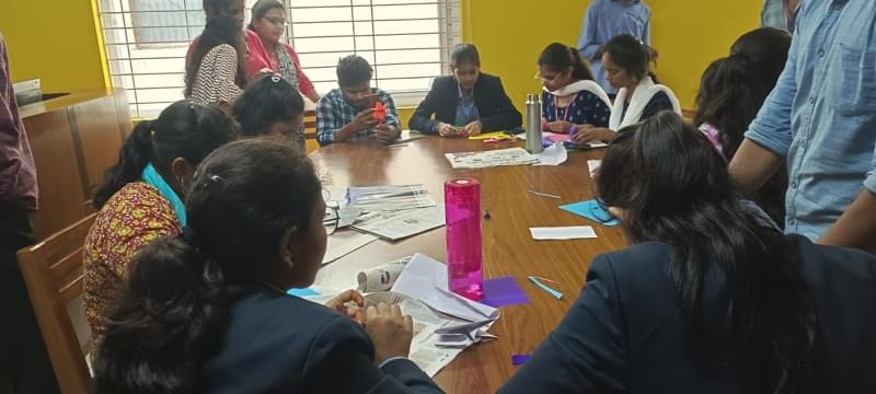OBS Degree College Hyderabad Origami Competition photo 18