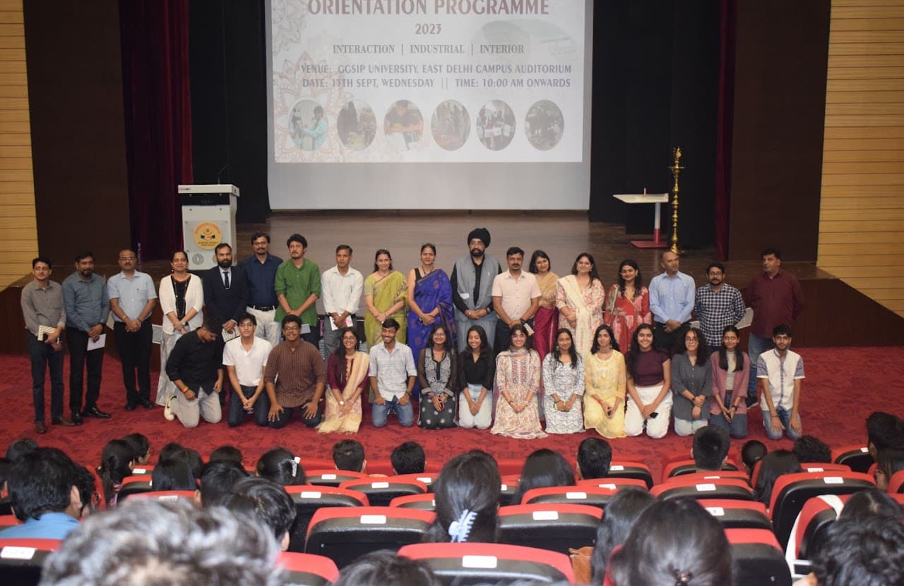 GGSIPU East Delhi Campus Orientation Program for Newly Admitted Students of USAR & USDI 11th September 2023 & 13th September 2023 photo 1