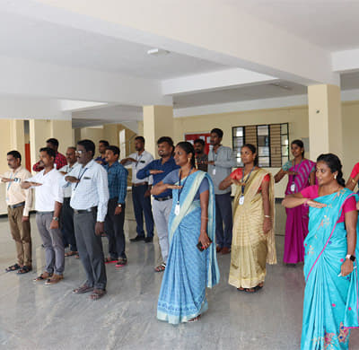 E. S. Arts and Science College (Co.ED) Villupuram Vigilance Pledge photo 1