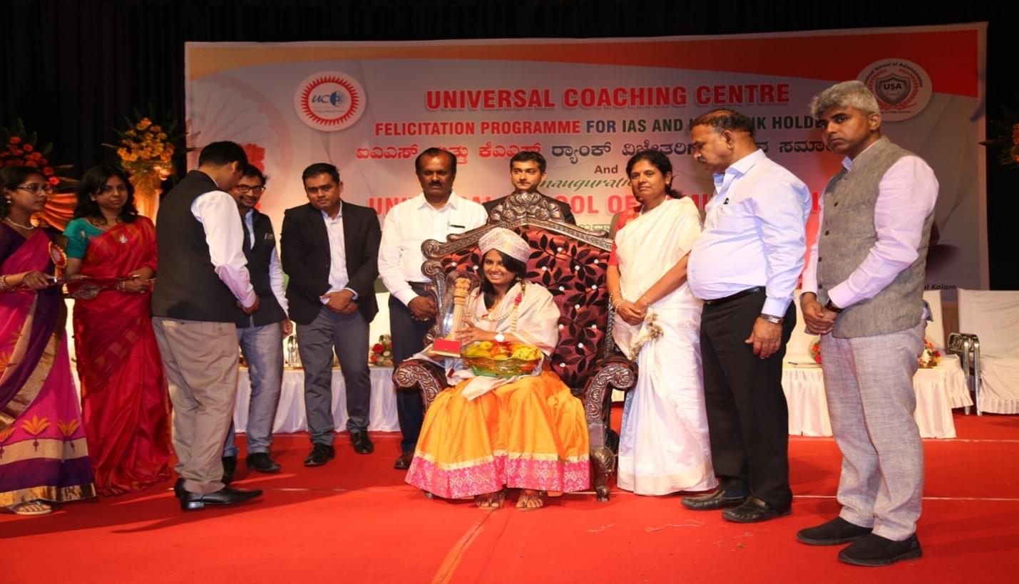 Universal Group of Institutions Bangalore Felicitation photo 16