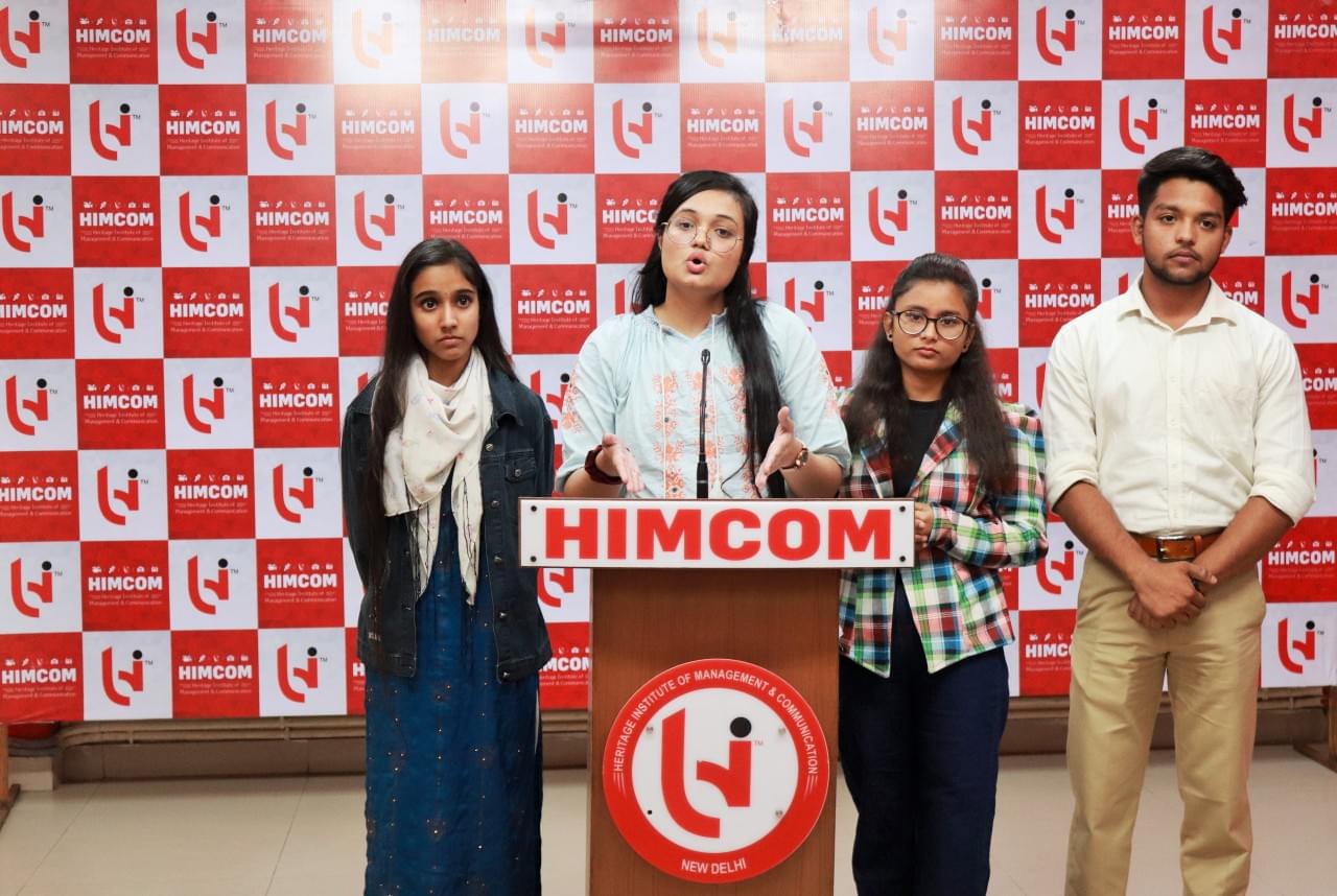 Heritage Institute of Management & Communication New Delhi Debate Competition photo 1