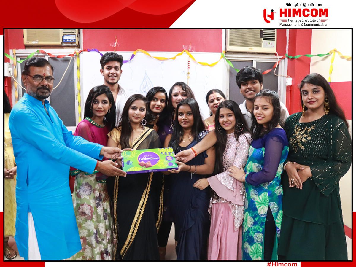 Heritage Institute of Management & Communication New Delhi Diwali and Teachers day photo 38