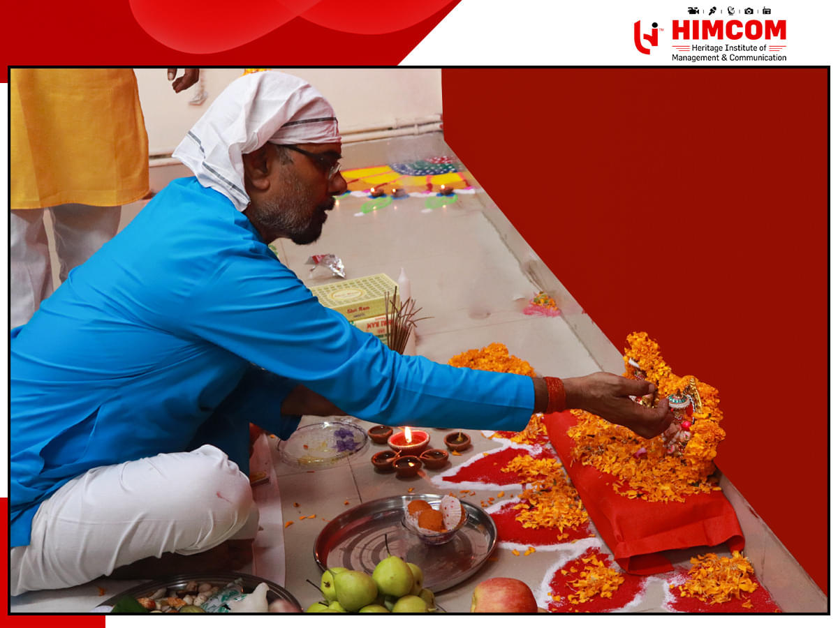 Heritage Institute of Management & Communication New Delhi Diwali and Teachers day photo 35