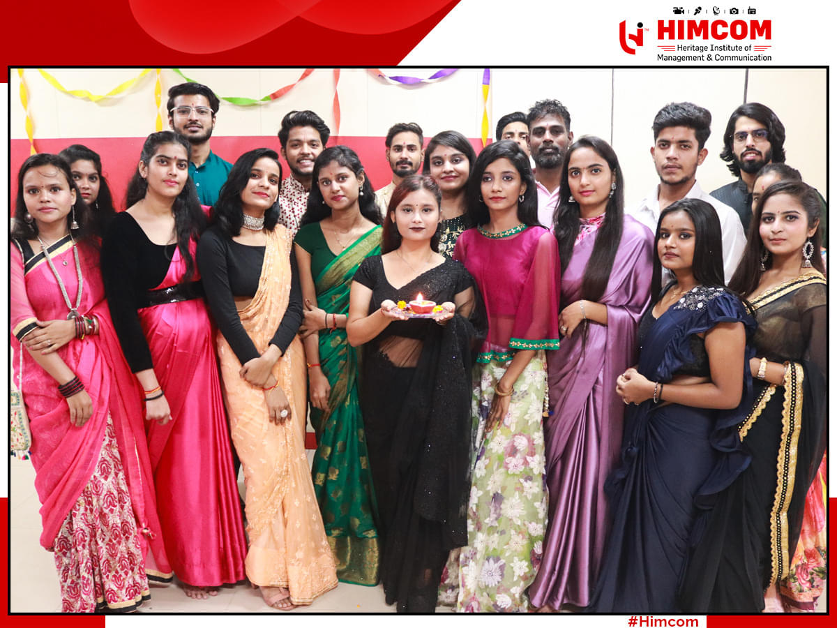 Heritage Institute of Management & Communication New Delhi Diwali and Teachers day photo 40