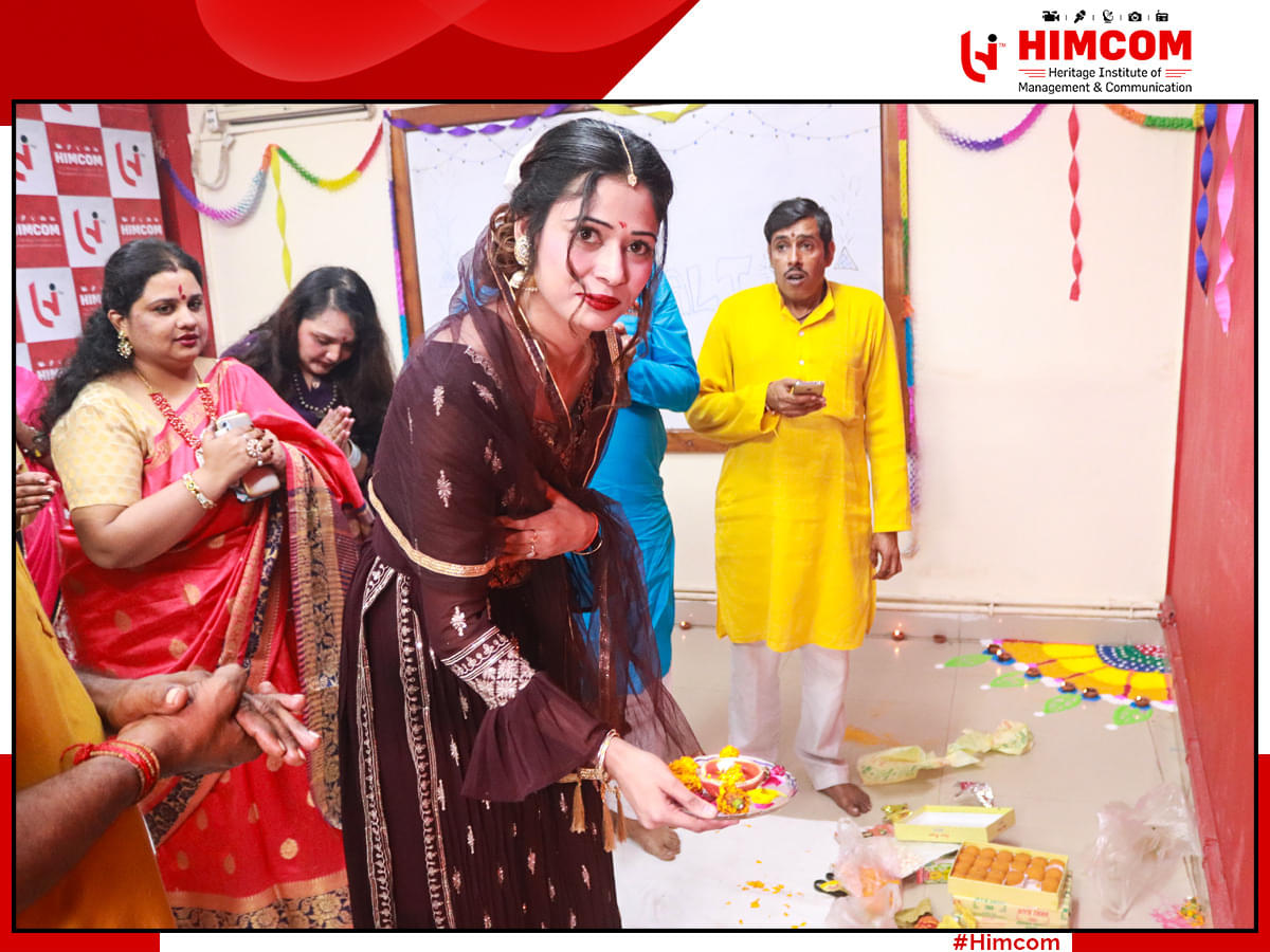 Heritage Institute of Management & Communication New Delhi Diwali and Teachers day photo 43