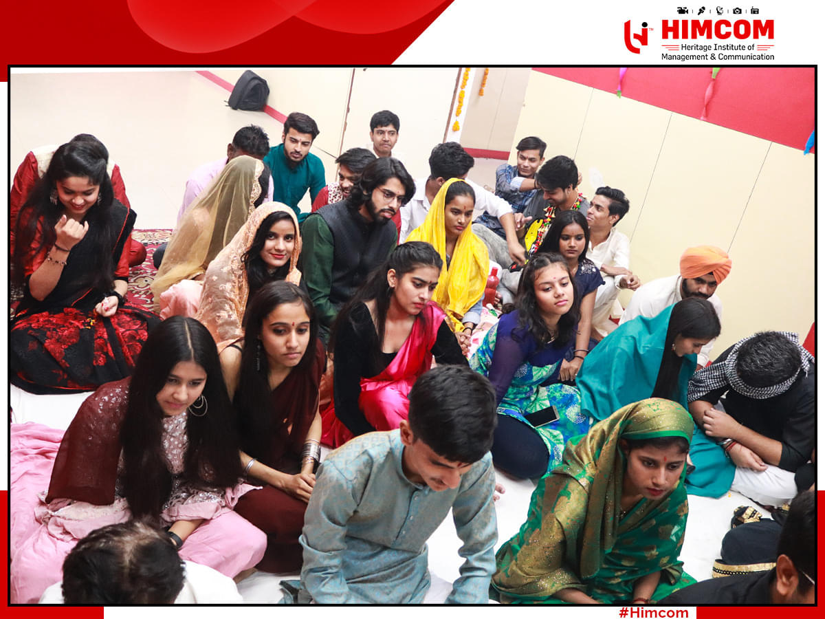 Heritage Institute of Management & Communication New Delhi Diwali and Teachers day photo 45