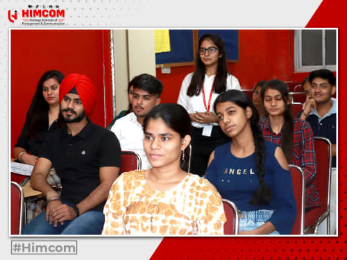 Heritage Institute of Management & Communication New Delhi HIMCOM organised TRANSFORMATION session photo 2