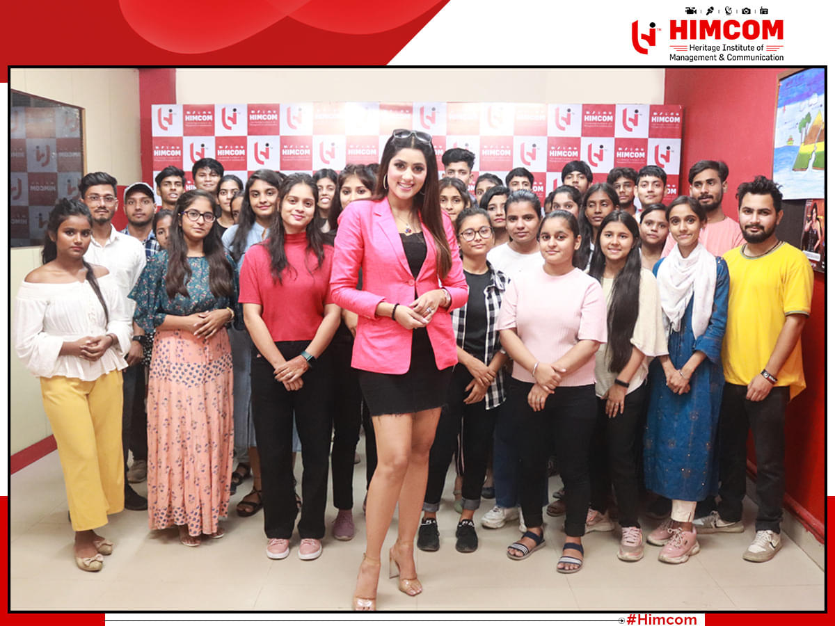 Heritage Institute of Management & Communication New Delhi Star Visit in College photo 1