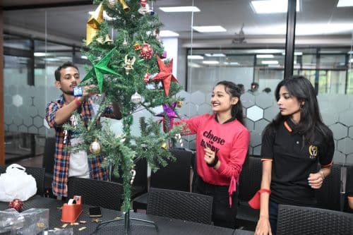 International Management & Analytics School Kolkata Christmas photo 1