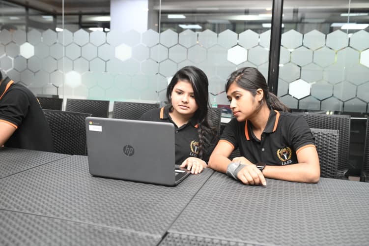 International Management & Analytics School Kolkata Student With Laptop photo 2