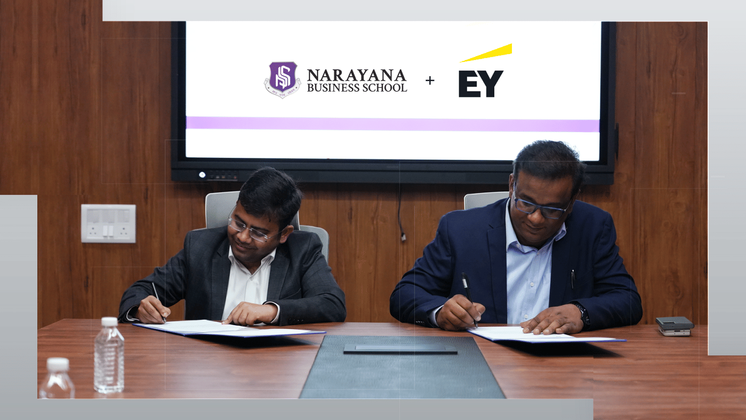 Narayana Business School Ahmedabad MoU Signing Ceremony photo 1