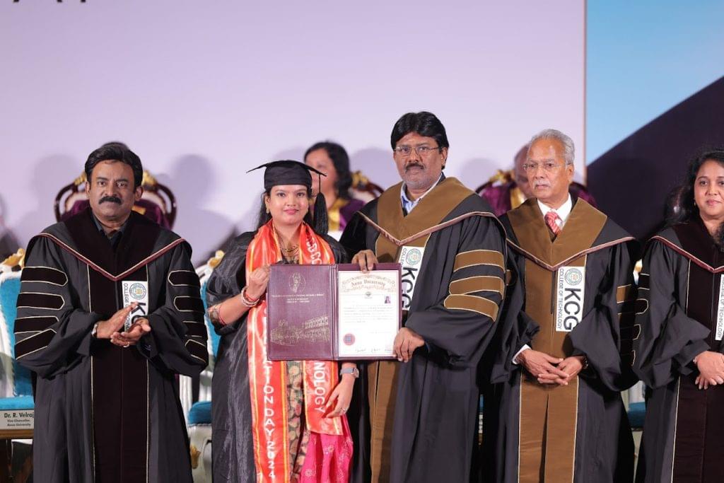 KCG College of Technology Chennai Graduation Day photo 2