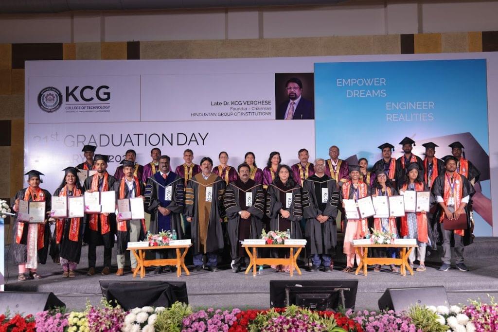 KCG College of Technology Chennai Graduation Day photo 3