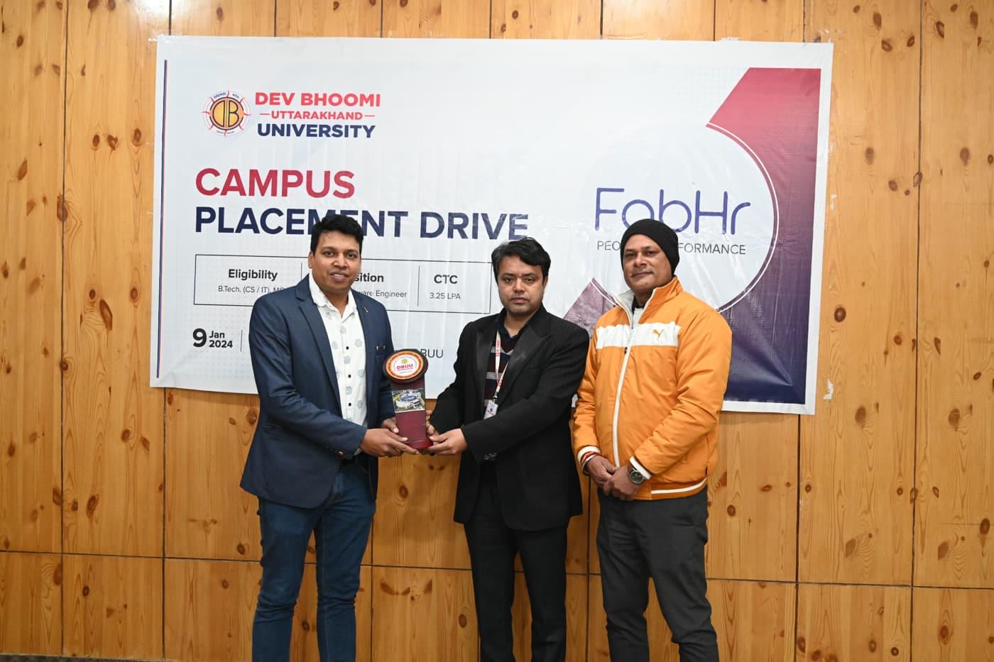 DBUU, DBIT Placement photo 1