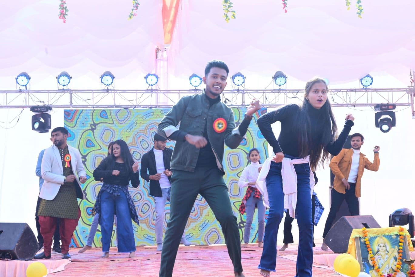 J P Group of Institutions Lucknow Fresher Party photo 11