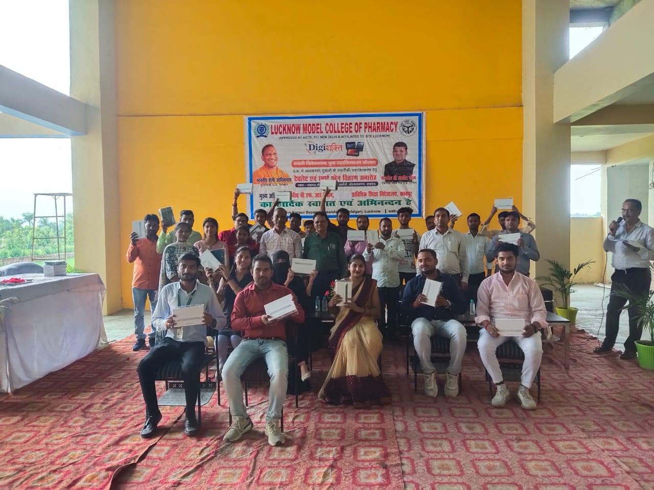 J P Group of Institutions Lucknow Tablet Distribution photo 1