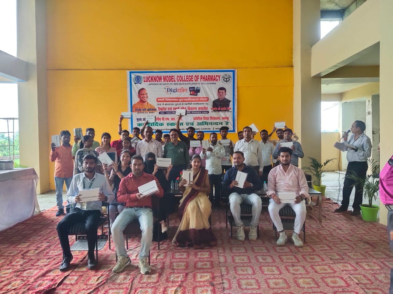 J P Group of Institutions Lucknow Tablet Distribution photo 2