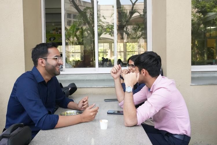 Institute of Management, Nirma University Ahmedabad Students outside classroom photo 6