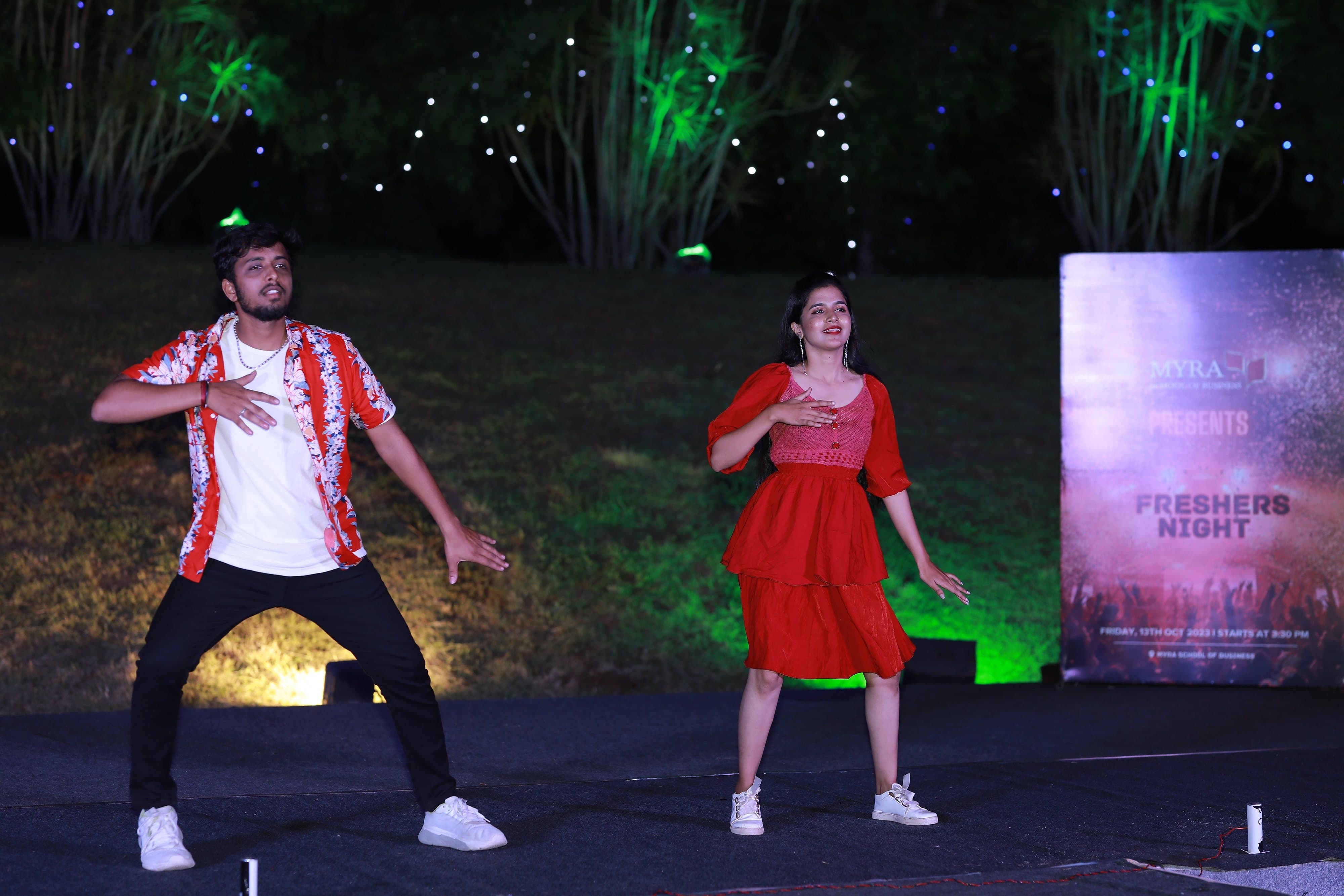 MYRA School of Business Mysore Fresher Day photo 111