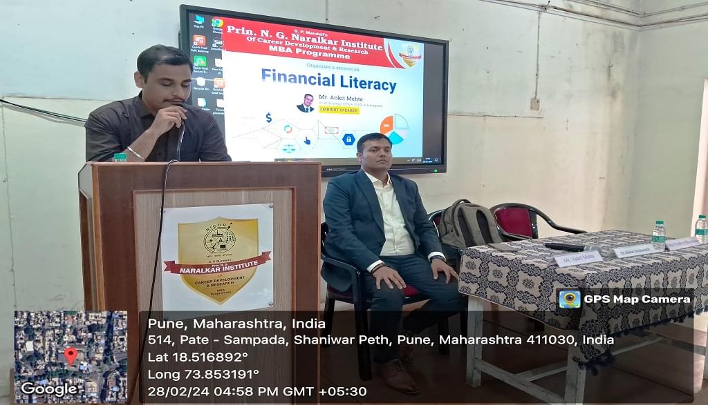 S. P. Mandali's Prin. N.G.Naralkar Institute of Career Development & Research, Pune Financial Literacy photo 9