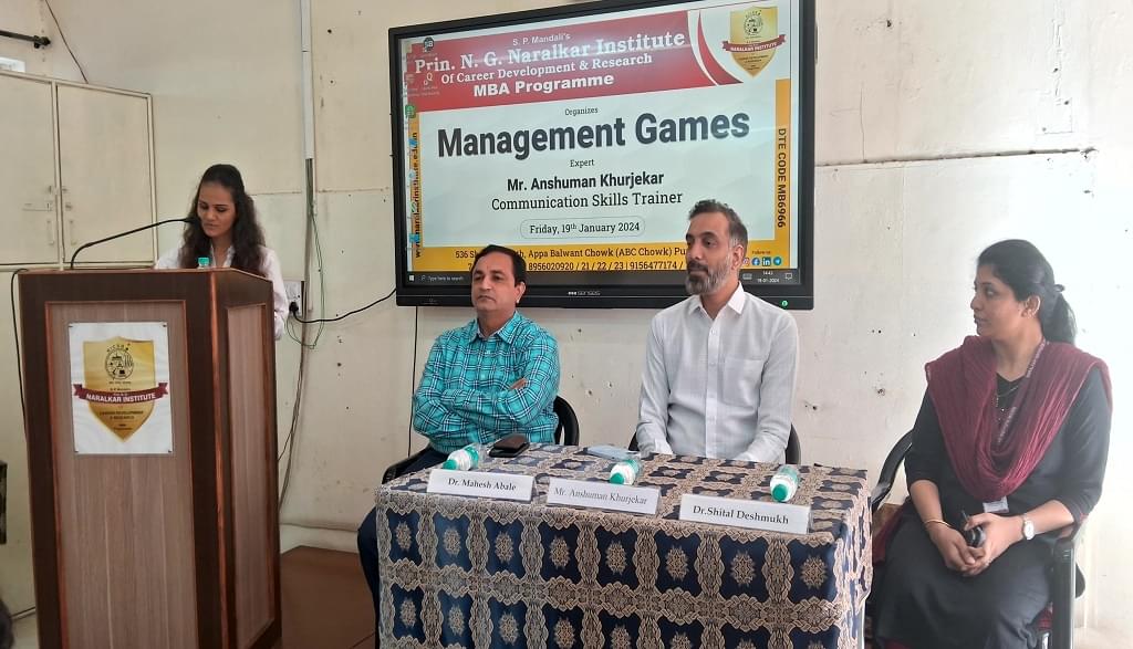S. P. Mandali's Prin. N.G.Naralkar Institute of Career Development & Research, Pune Management Games Images photo 4