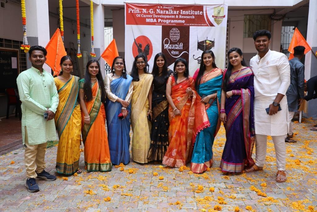 S. P. Mandali's Prin. N.G.Naralkar Institute of Career Development & Research, Pune Shivjayanti Images photo 8