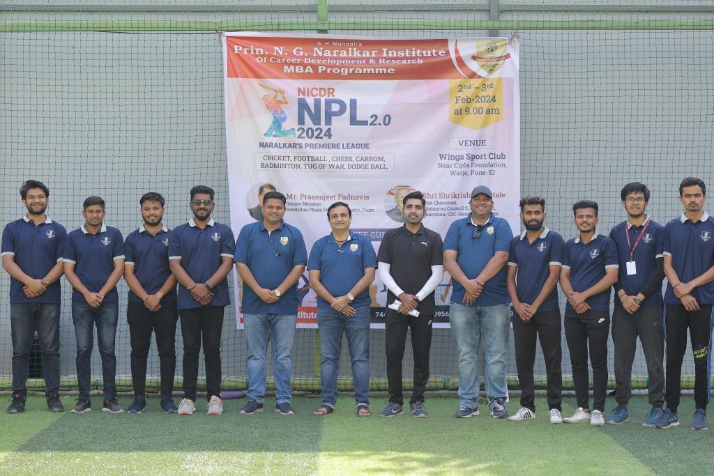 S. P. Mandali's Prin. N.G.Naralkar Institute of Career Development & Research, Pune NPL Cricket Images photo 14
