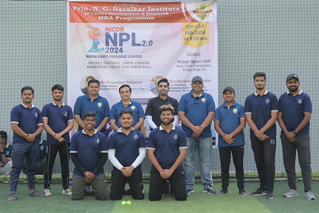 S. P. Mandali's Prin. N.G.Naralkar Institute of Career Development & Research, Pune NPL Cricket Images photo 15