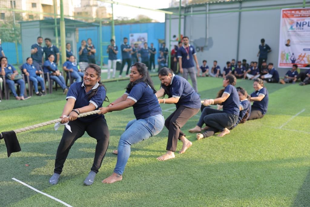 S. P. Mandali's Prin. N.G.Naralkar Institute of Career Development & Research, Pune NPL TugofWar Images photo 2
