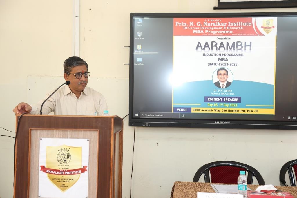 S. P. Mandali's Prin. N.G.Naralkar Institute of Career Development & Research, Pune Induction Day - 5 Images photo 7