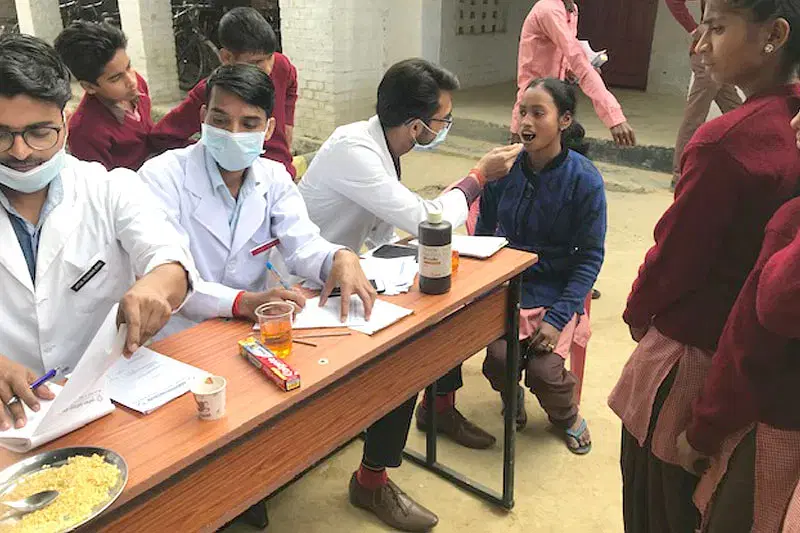 Purvanchal Institute of Dental Sciences Gorakhpur Health Camp photo 3