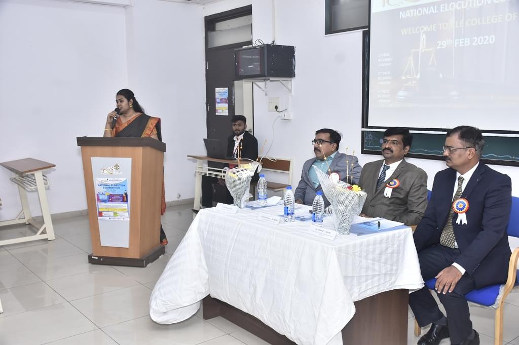 KLE College of Law Mumbai Elocution photo 4
