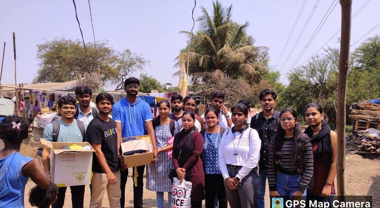 NCRD'S Sterling Institute Of Management Studies Navi Mumbai Cloth Donation Camp photo 2