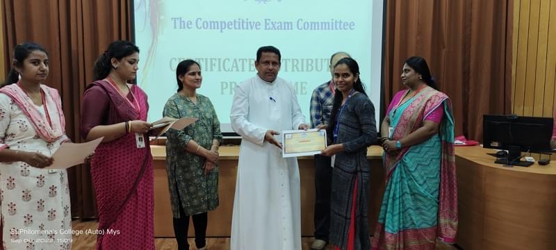 St. Philomena's College Mysore Competitive Exam photo 2