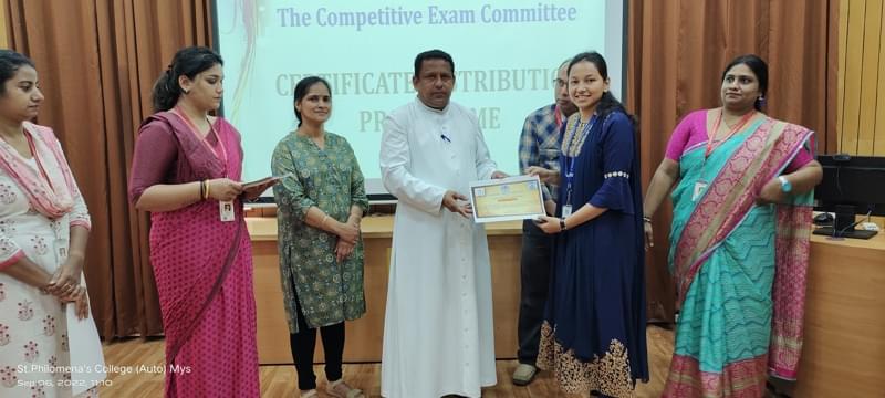 St. Philomena's College Mysore Competitive Exam photo 3
