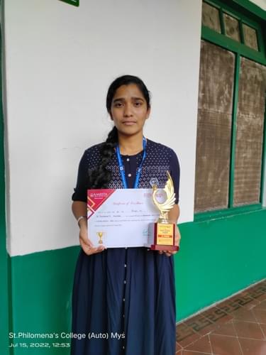 St. Philomena's College Mysore Students Achievement photo 11