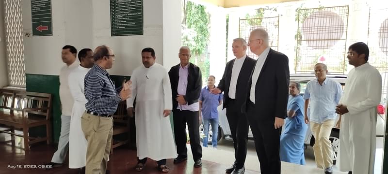 St. Philomena's College Mysore MEP Father Visit photo 1