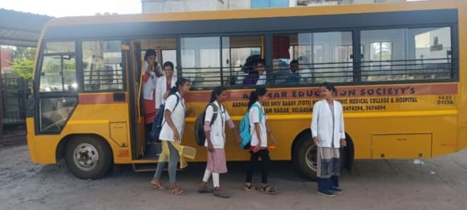 Bamane Institute of Pharmacy Belgaum Bus Facility photo 1