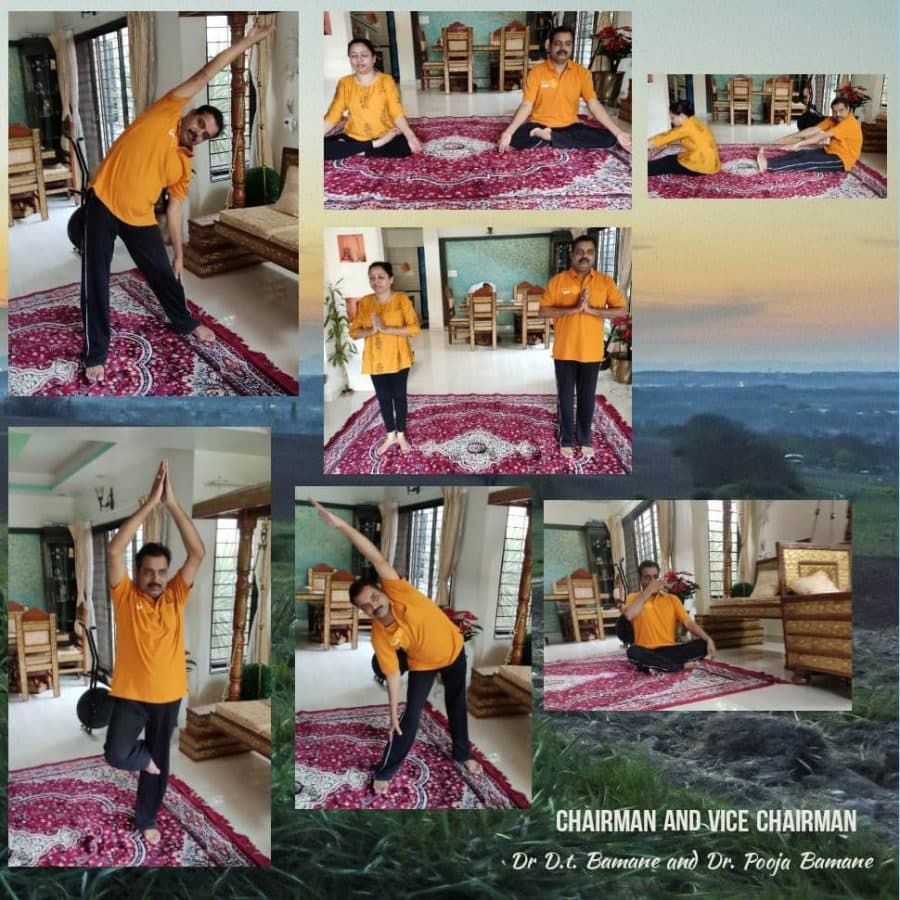 Shree Shiv Basav Jyoti Homoeopathic Medical College Hospital and Research Centre Belgaum Worls Yoga Day photo 2