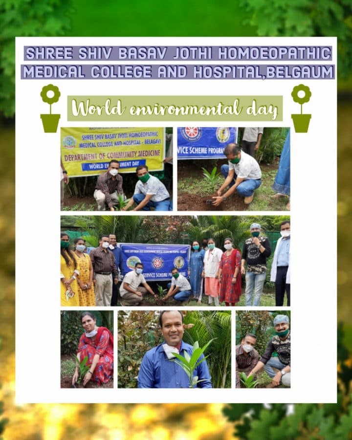 Shree Shiv Basav Jyoti Homoeopathic Medical College Hospital and Research Centre Belgaum World-Environment-Day photo 1