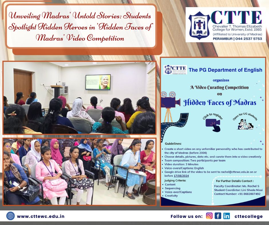Chevalier T.Thomas Elizabeth College For Women Chennai College Events photo 10