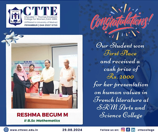 Chevalier T.Thomas Elizabeth College For Women Chennai College Events photo 27