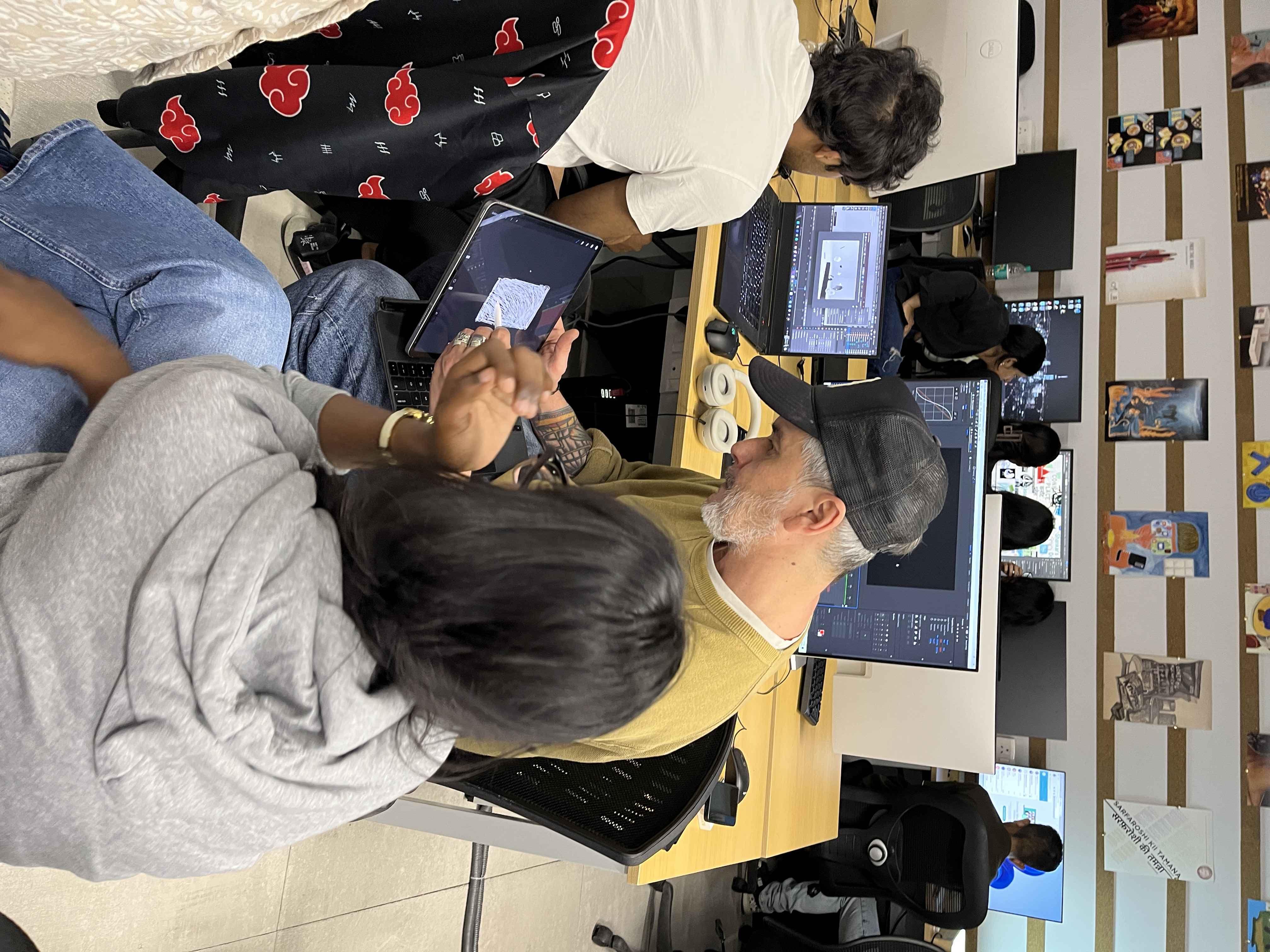 École Intuit Lab French Institute of Design, Digital & Strategy New Delhi International workshop Rafael and Stephane photo 5