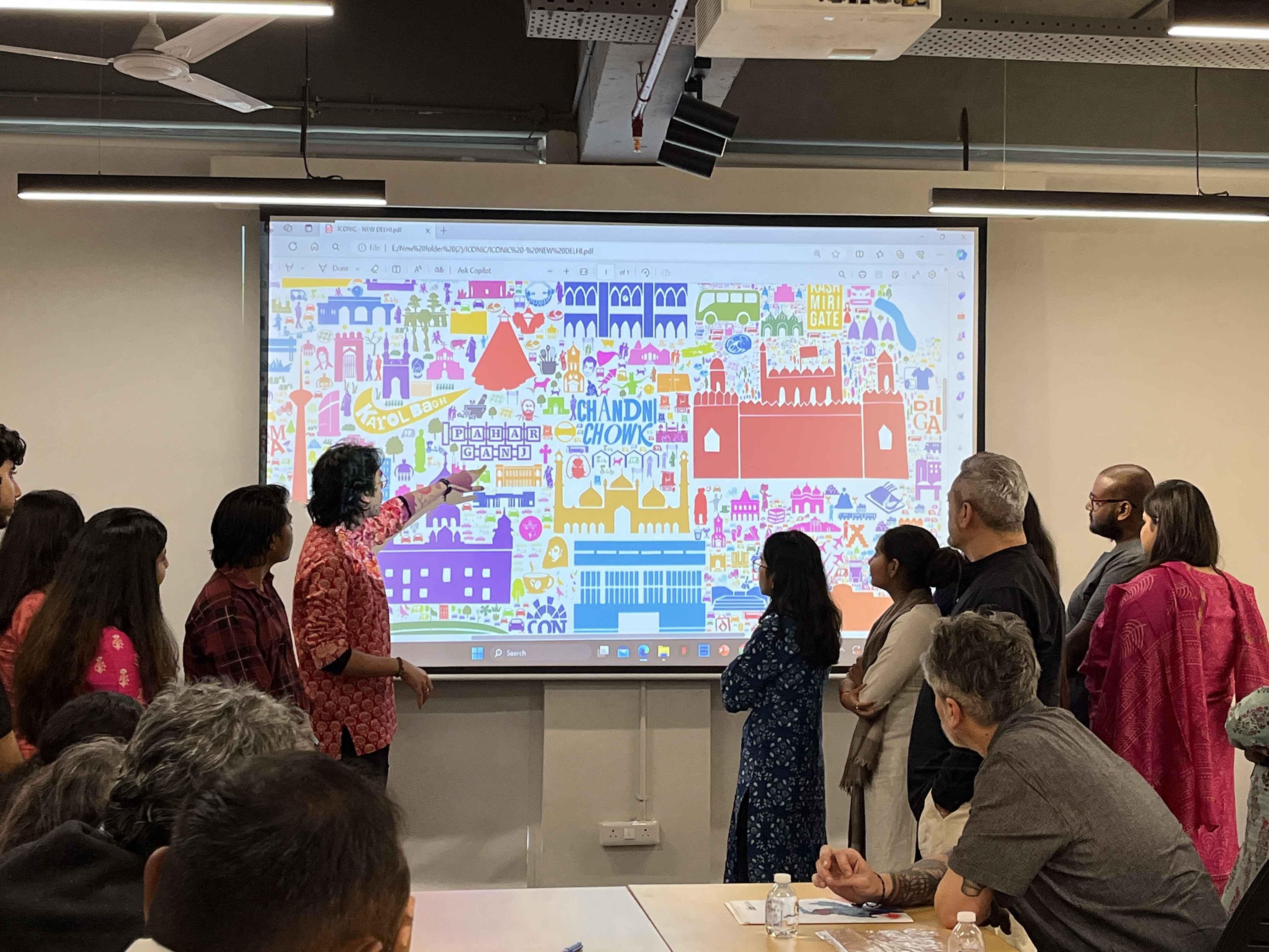 École Intuit Lab French Institute of Design, Digital & Strategy New Delhi International workshop Rafael and Stephane photo 11